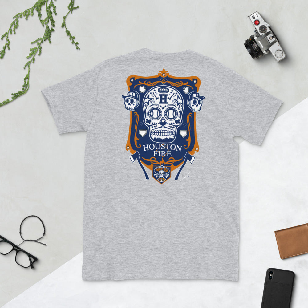SKULLS BASEBALL THEME HFD TEE Short-Sleeve Unisex T-Shirt