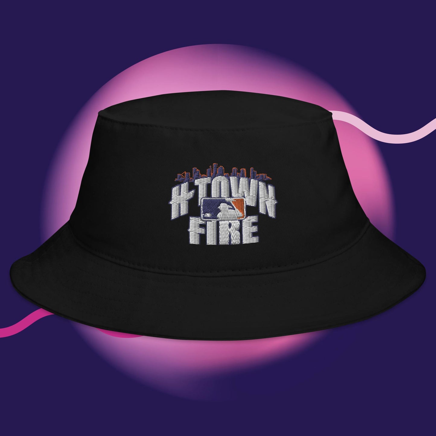 HTOWN FIRE MADE ASTROS THEMED Bucket Hat